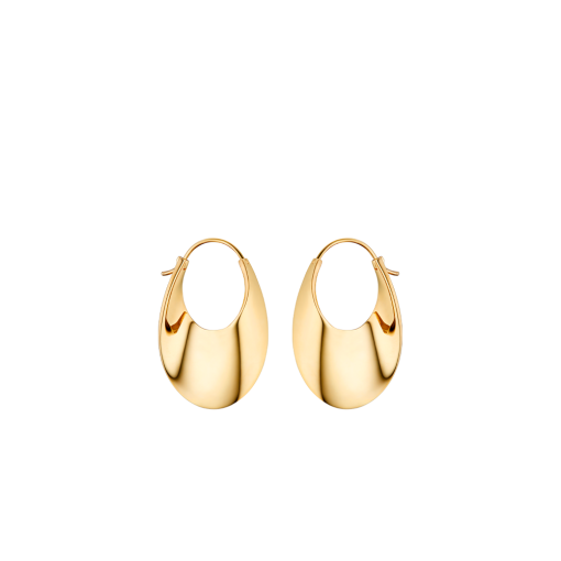 Créoles Slim Éole - Dorée à l’or 24 carats