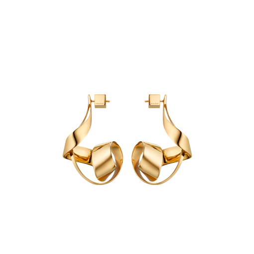 Boucles d’oreilles Spirales Éole - Dorée à l’or 24 carats